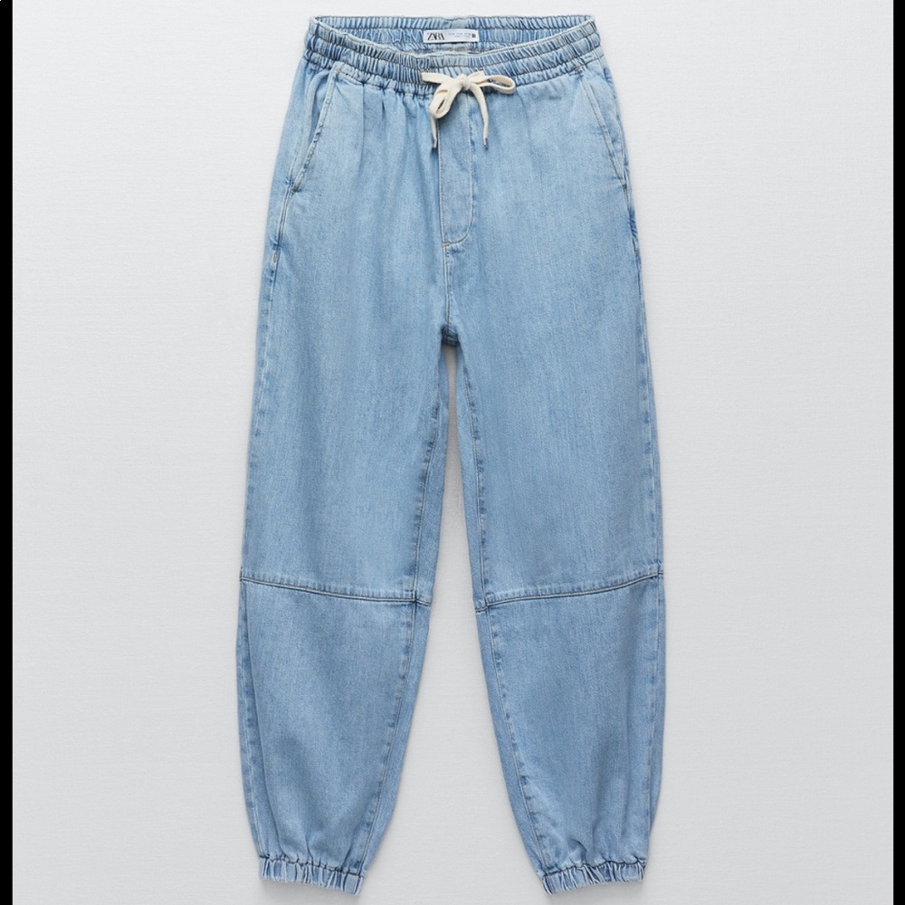 Zara paper bag joggers size small